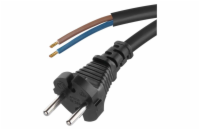 Kabel flexo guma 2x1mm, černá, 3m S03030