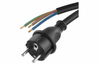 Kabel flexo guma 3x1,5mm, černá, 3m S03230