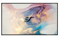 ELITE SCREENS plátno v pevném rámu 135" (343cm)/ 16:9/ 168×299cm/ gain 1.1/ CineWhite/ bezrámové