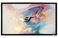 ELITE SCREENS plátno v pevném rámu 150" (373,6cm)/ 16:9/ 187×332cm/ gain 1.1/ rám černý 6cm