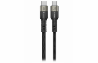 Swissten datový video kabel USB 4.0, USB-C, 240w, 8k@60hz, 40 gb/s, TB3 & TB4, 1,5 m černý