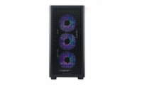Cooler Master case Elite 502, Průhledná bočnice, ATX, 3x 120mm ARGB Fan, černá