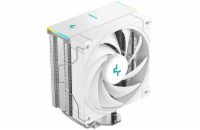 DEEPCOOL chladič AK400 Digital SE / 120mm fan / 4x heatpipes / PWM ARGB / pro Intel i AMD / digitální display / bílý
