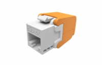 Samořezný keystone Solarix CAT6 UTP SXKJ-6-UTP-WH-SA Component Level a 4PPoE certifikace