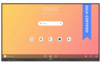 BENQ dotykový panel 65" RE6504A/ UHD 4K/8GB I 64GB /provoz 18/7/ HDMI/DP/ USB-C/LAN/ Android 13/40 dotykových bodů