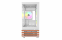 THERMALTAKE Case View 170 WS ARGB, Průhledná bočnice, bílá
