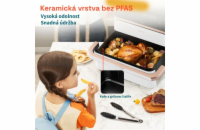 Cosori Dual Blaze TwinFry chytrá horkovzdušná fritéza10 L, keramika, bílá