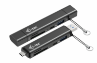 i-tec USB-C/USB-A Dongle SD/microSD card reader + 2x USB port (1x USB-A, 1x USB-C)
