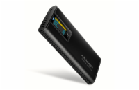 AXAGON EEM2-SD2B, USB-C 10Gbps externí box s displejem pro M.2 NVMe/SATA SSD, bezšroubkový, černý