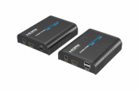 XtendLan HDMI přenos po LAN, vysílač a přijímač, UDP/Multicast, 100Mbps@1080p, přenos USB, funkce KVM