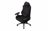 LORGAR CHA41, Ergonomic Gaming Chair Advanced, premium anti-stain fabric, Black/pur