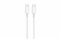Nabíjecí a datový kabel TECHNIK USB-C/USB-C 1m, 60W 20V 3A, bílý