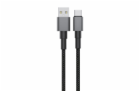 Nabíjecí a datový kabel TECHNIK USB-A/USB-C 1m, 5V 3A, černý