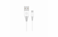 Swissten Datový Kabel Usb / Usb-C Bílý 1,5 M (9Mm)