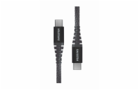 Swissten datový kabel ARAMID REINFORCED - USB-C / USB-C 1,5 M, 60W, antracit