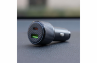 Swissten Cl Adaptér USB-C PD + USB-A, 63W Černý + Kabel USB-C / USB-C, 1 M