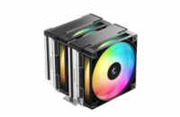 DEEPCOOL CPU Chladič AG620 G2 ARGB, 2x120mm, ARGB, LGA1851, AM5, černá
