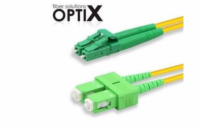 OPTIX SC/APC-LC/APC patch cord 09/125 1m duplex G657A 1,8mm