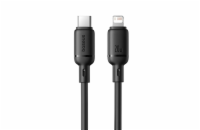 Baseus Rychlonabíjecí kabel Silky USB-C/Lightning 1m 20W černý