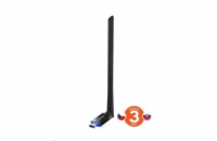 Tenda U10 WiFi AC USB Adapter, 650 Mb/s, 802.11 ac/a/b/g/n, anténa 6 dBi,Windows, autoinstalace