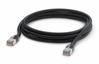 Ubiquiti UniFi patch cable outdoor - venkovní STP, Cat5e, černý, délka 3m