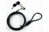 eSTUFF bezpečnostní zámek univerzální kabel NANO, 2 klíče, HP645/G10