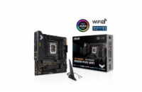 ASUS MB Sc LGA1700 TUF GAMING B660M-PLUS WIFI, Intel B660, 4xDDR5, 1xDP, 1xHDMI, WIFI, mATX