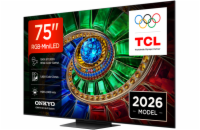 TCL 75RM7L SMART TV 75" QLED/4K UHD/Mini LED/144Hz/4xHDMI/1xUSB/LAN/GoogleTV POŠKOZENÁ KRABICE