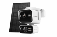 TP-Link Tapo C675D KIT venkovní WiFi Kamera duální, 2x 4K, 3840×2160, audio, IR 10m, SD, IP65, solar panel