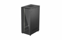 19" VOLNĚ STOJÍCÍ RACKOVÁ SKŘÍŇ 42U 800X1200 ČERNÉ SKLENĚNÉ DVEŘE LANBERG (PLOCHÉ BALENÍ)
