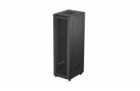 19" VOLNĚ STOJÍCÍ RACKOVÁ SKŘÍŇ 42U/600X800 (FLAT PACK) SE SÍŤOVANÝMI DVEŘMI ČERNÁ LANBERG
