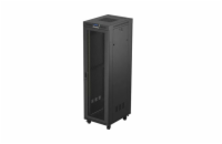 19" VOLNĚ STOJÍCÍ RACKOVÁ SKŘÍŇ 42U/600X800 (FLAT PACK) SE SÍŤOVÝMI DVEŘMI LCD ČERNÁ LANBERG V2