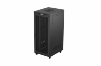 19" VOLNĚ STOJÍCÍ RACKOVÁ SKŘÍŇ 37U/800X1000 (FLAT PACK) ČERNÁ S PROSKLENÝMI DVEŘMI LCD LANBERG V2