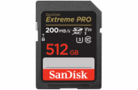 SanDisk SDXC UHS-I U3 512 GB SDSDXXD-512G-GN4IN SanDisk Extreme PRO/SDXC/512GB/200MBps/UHS-I U3 / Class 10/Černá