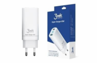 3mk síťová nabíječka - Hyper Charger 65W, bílá