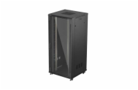 19" VOLNĚ STOJÍCÍ RACKOVÁ SKŘÍŇ 37U 800X800 ČERNÉ SKLENĚNÉ DVEŘE LANBERG (PLOCHÉ BALENÍ)