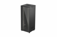 19" VOLNĚ STOJÍCÍ RACKOVÁ SKŘÍŇ 42U 800X800 ČERNÉ SKLENĚNÉ DVEŘE LANBERG (PLOCHÉ BALENÍ)