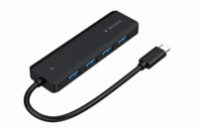 GEMBIRD Rozbočovač USB 3.1 (Gen 1) typu C Gembird, 4portový