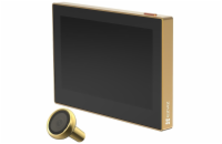 EZVIZ chytré dveřní kukátko s kamerou HP2/ Wi-Fi/ 2K/ 4,3" monitor/ napájení ze sítě a baterie/ 2200 mAh/ zlaté