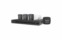 EZVIZ X5K PoE KIT/ bullet/ 8Mpix/ 1x 8CH NVR X5K/ 4x IP kamera H3K/ HDMI/ VGA/ USB/ LAN/ SATA + 2TB HDD