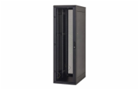 SLEVA! Stoj.rack 42U 600x800 černý, zadní kryt síto 80%