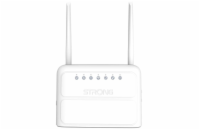 STRONG 4G LTE router 360/ Wi-Fi standard 802.11b/g/n/ 300 Mbit/s/ 2,4GHz/ 4x LAN/ 1x SIM slot/ 2 odnímatelné antény