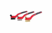 Festa Sada ručních kartáčů (nerez, nylon, mosaz), 180 mm plast, 3 ks