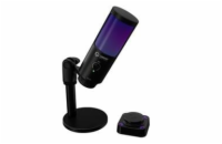 LORGAR mikrofon SMP40, RGB a externím mute tlačítkem, Černý