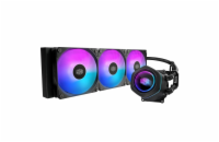 Cooler Master vodní chladič MasterLiquid Core Nex Digital 360 Black ARGB, 3x 120mm, ARGB, LGA1851, AM5, Černá