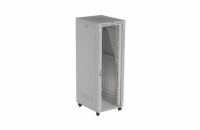 19" VOLNĚ STOJÍCÍ RACKOVÁ SKŘÍŇ 47U 800X1000 ŠEDÉ PROSKLENÉ DVEŘE LCD LANBERG (FLAT PACK) V2