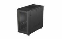 Lanberg RACK CABINET 19" FREE-STANDING 22U/600X1200 (FLAT PACK) WITH MESH DOOR BLACK