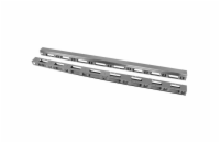 Lanberg VERTICAL CABLE MANAGEMENT PANEL 42U FOR 19" FREE-STANDING CABINETS 2PCS BLACK