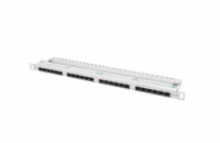PATCH PANEL 48 PORTŮ 1U 19" CAT.5E UTP ŠEDÝ LANBERG