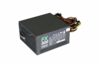 DeTech Evolveo FX500 napájecí zdroj 500W Napájecí zdroj Evolveo FX500 s výkonem 500W pro stolní počítače. Vhodný jako náhradní zdroj pro PC sestavu.
